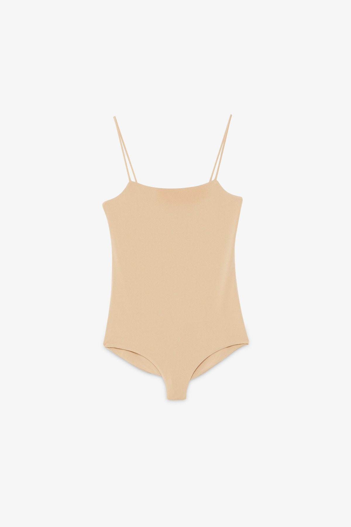 SPAGHETTI STRAP BODYSUIT - SABBIA