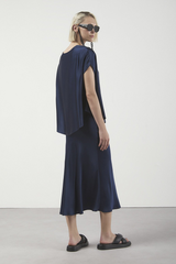 GONNA NAVY SKIRT