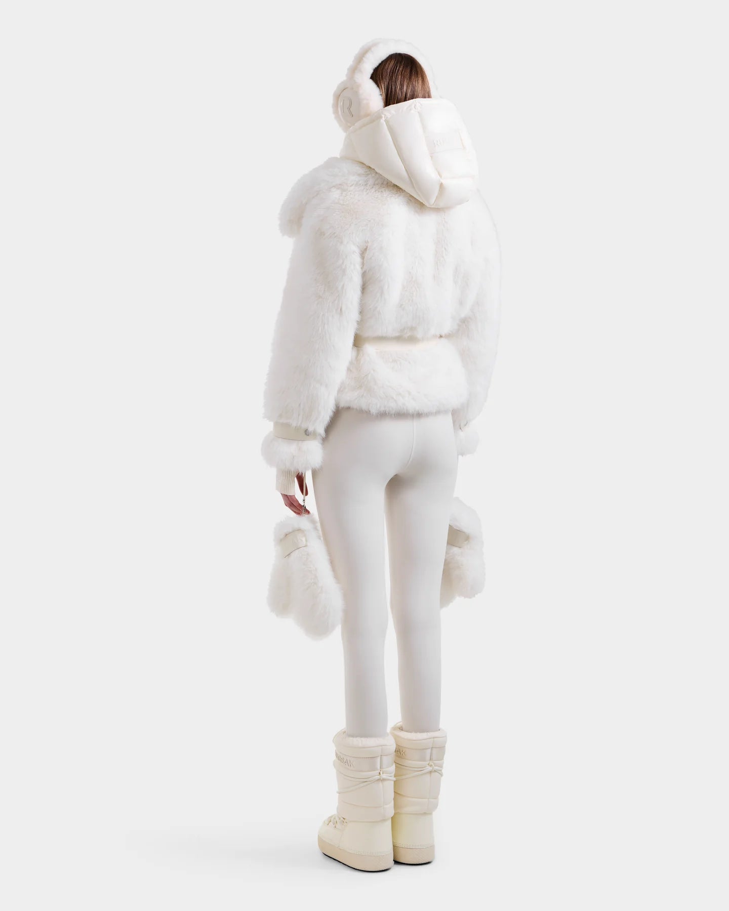 CHLOE FAUX FUR COAT - ICELAND