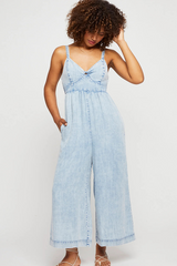 NIKKI TENCEL JUMPSUIT - LIGHT BLUE