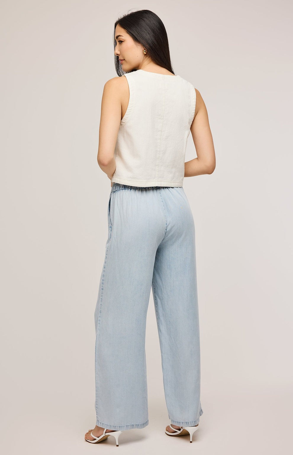 ELIO TENCEL PANT - LIGHT BLUE