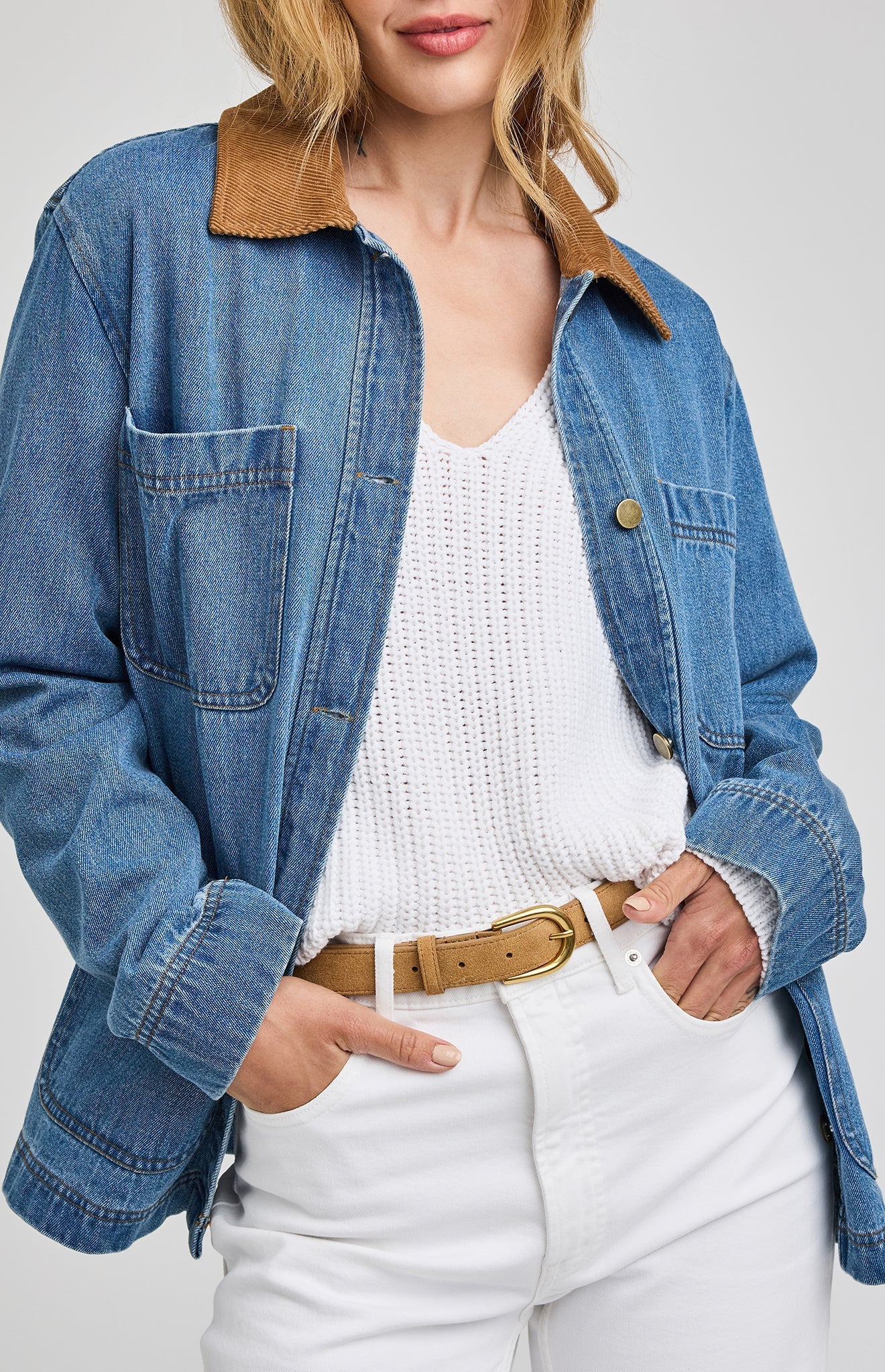 FLYNN JACKET - LIGHT WASH