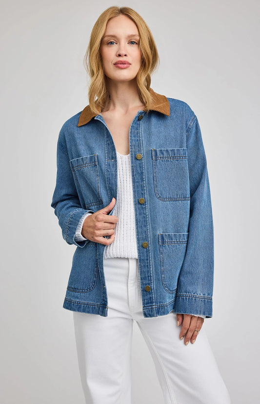 FLYNN JACKET - LIGHT WASH