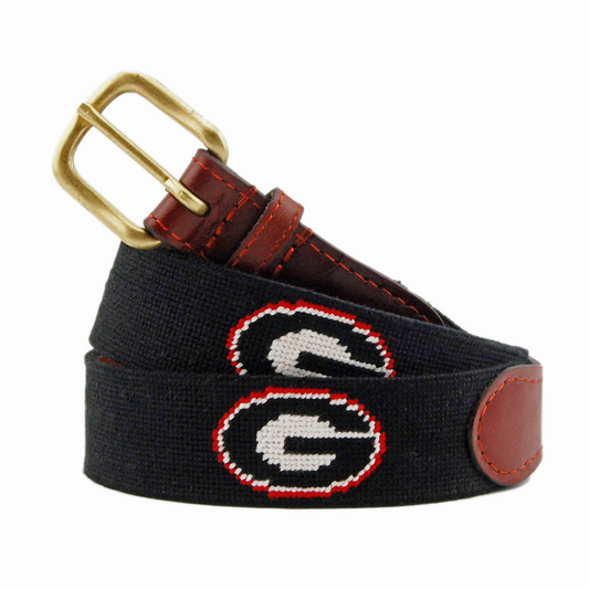 UNIVERSITY OF GEORGIA G BELT - BLACK