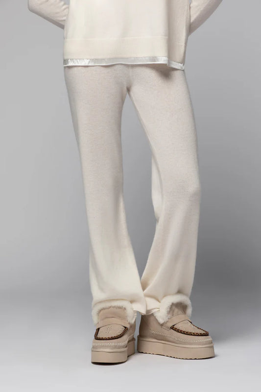 ALPINE SUEDE AND SHEEPSKIN BOOT - LATTE