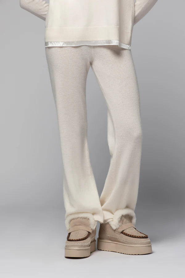 ALPINE SUEDE AND SHEEPSKIN BOOT - LATTE