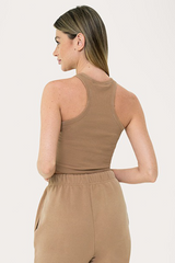 LIFE LOUNGE TANK - CARAMEL