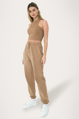 LIFE LOUNGE TANK - CARAMEL
