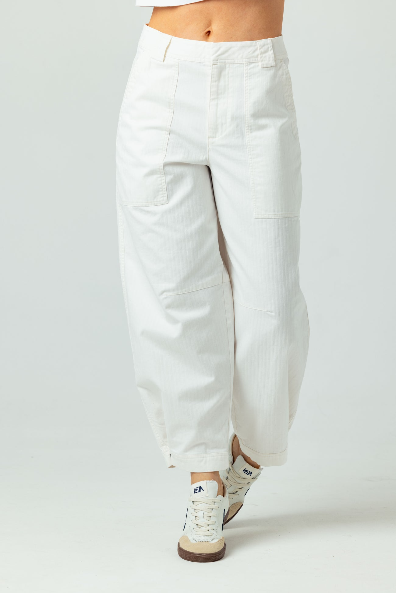 TWILL SAWYER PANT - BONE