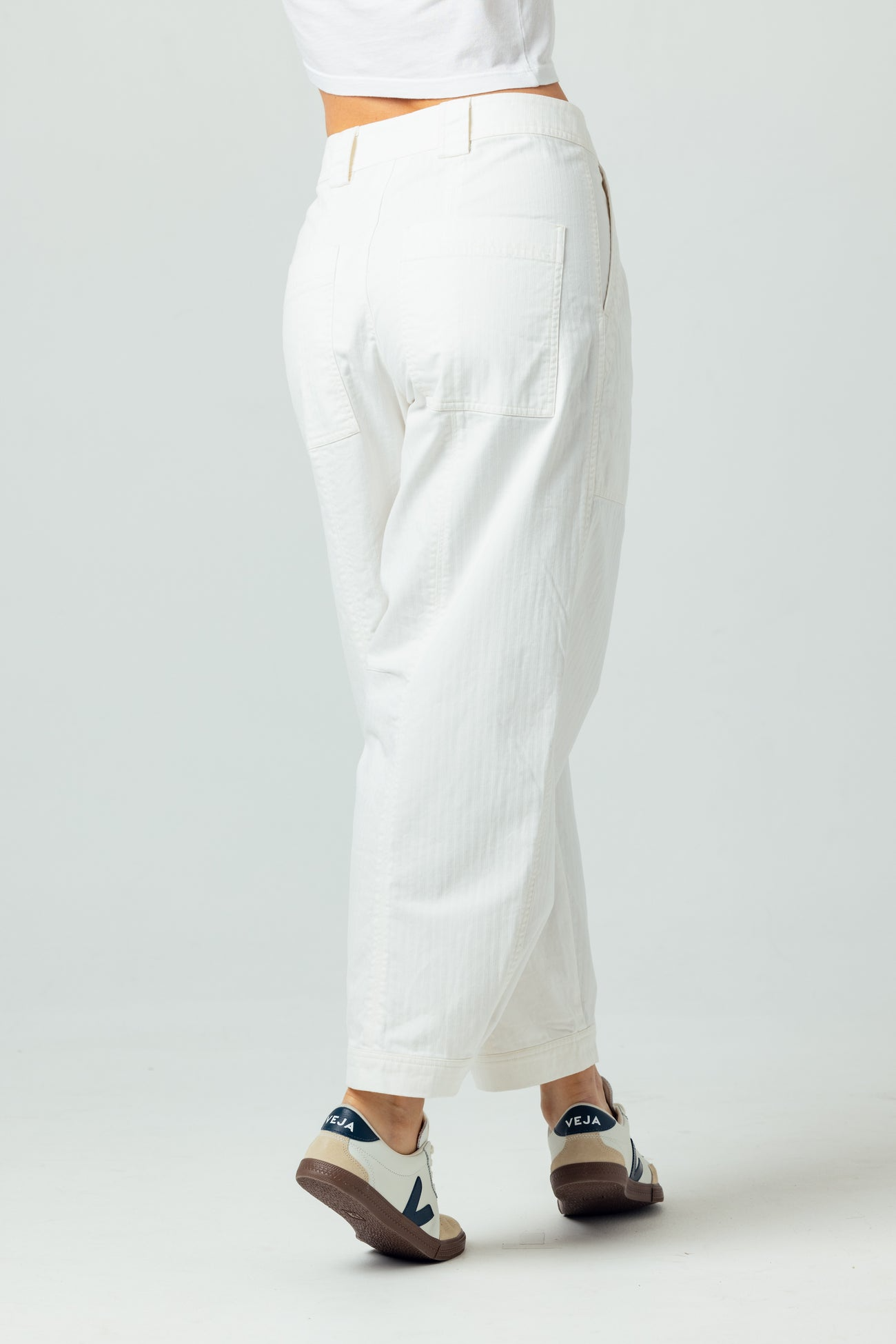 TWILL SAWYER PANT - BONE