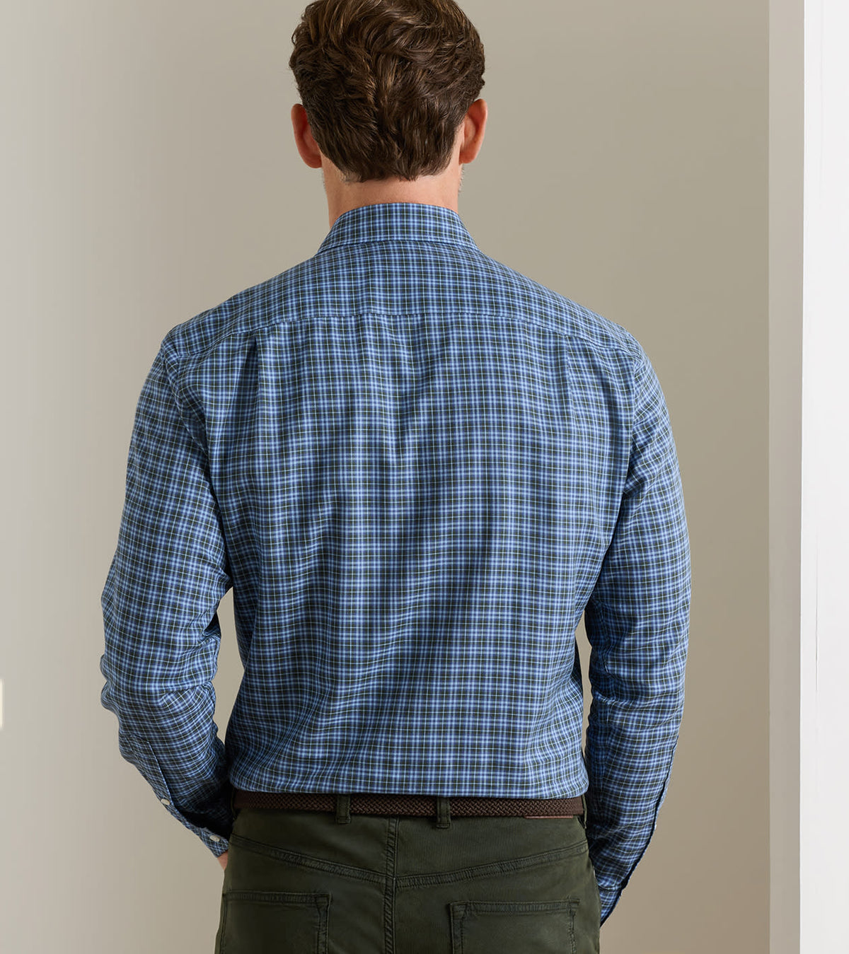 BERNARD COTTON SHIRT - WINDY BLUE