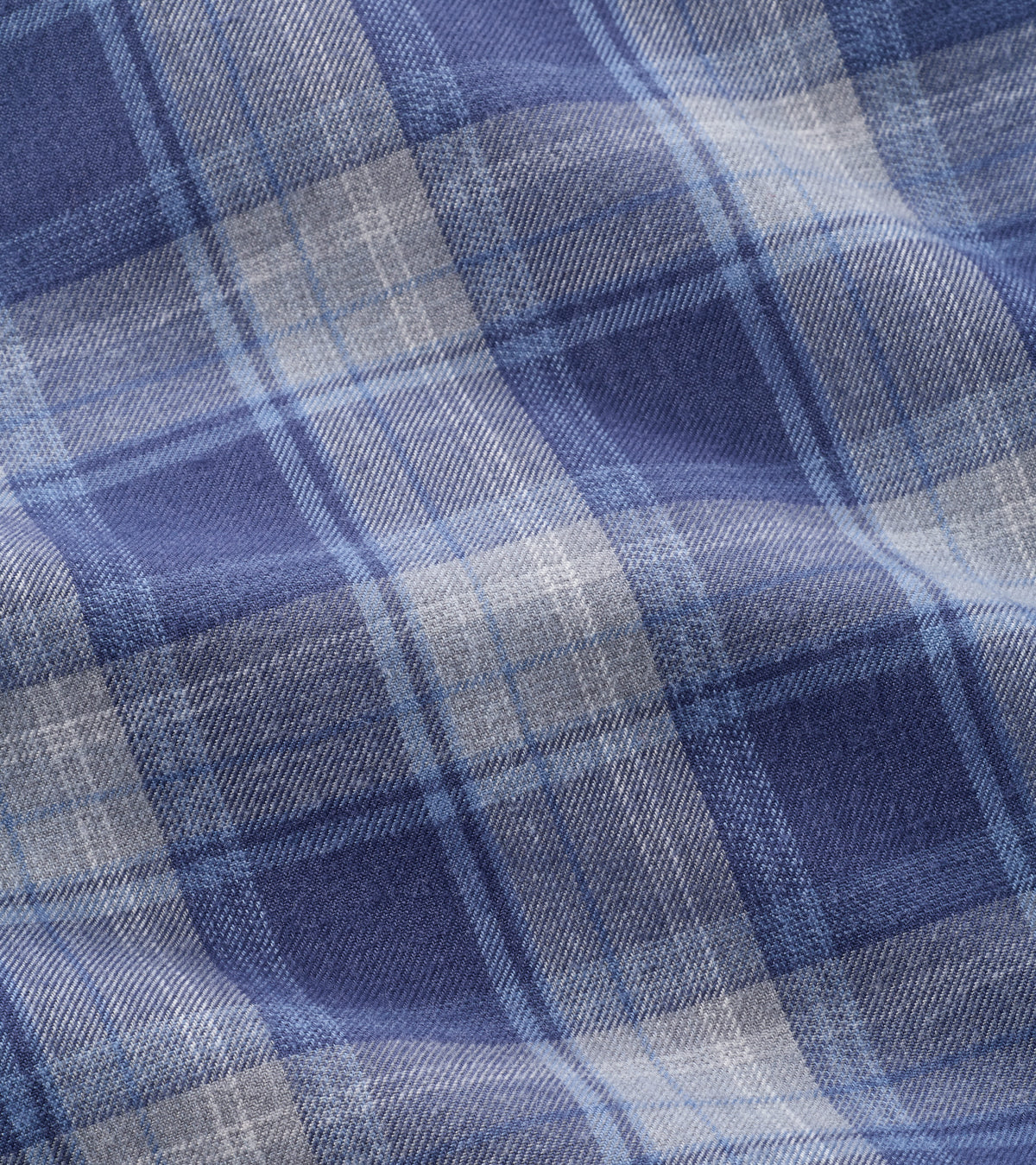 CANNON PERFORMANCE FLANNEL SHIRT - CROWN BLUE