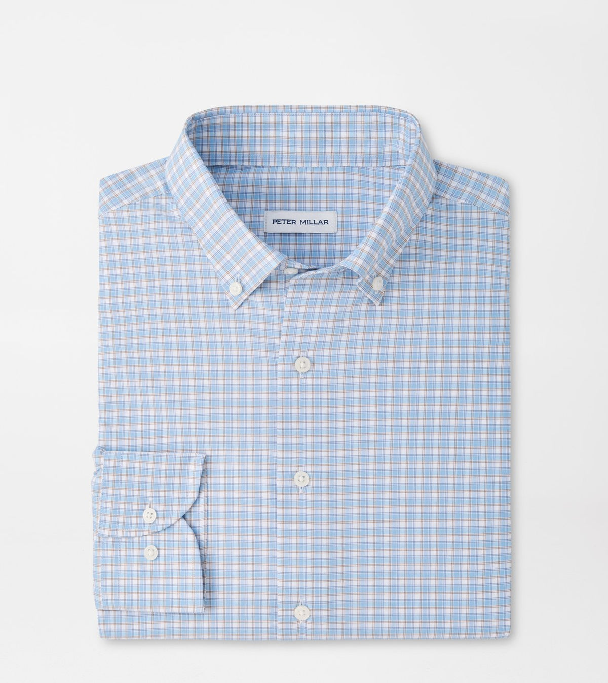 CHARLES PERFORMANCE TWILL SHIRT - COTTAGE BLUE