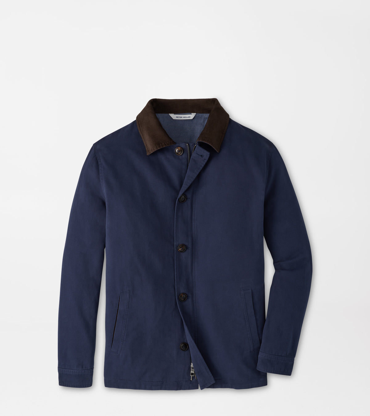CHATHAM COTTON CASHMERE COAT - PROVIDENCE NAVY