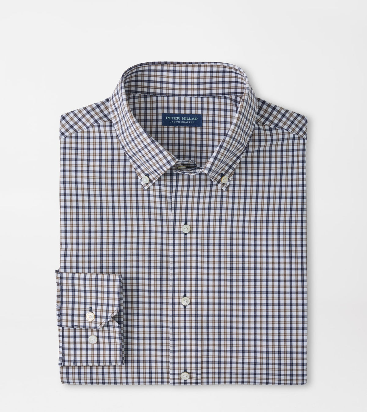 CLARENCE PERFORMANCE POPLIN SHIRT - NAVY