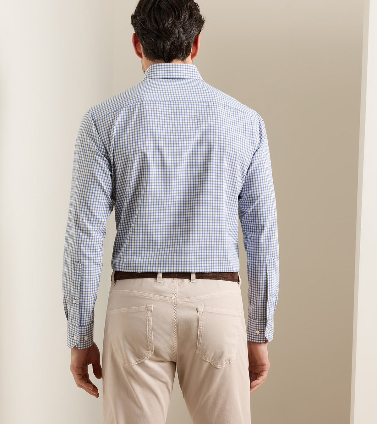 CLARENCE PERFORMANCE POPLIN SHIRT - WINDY BLUE