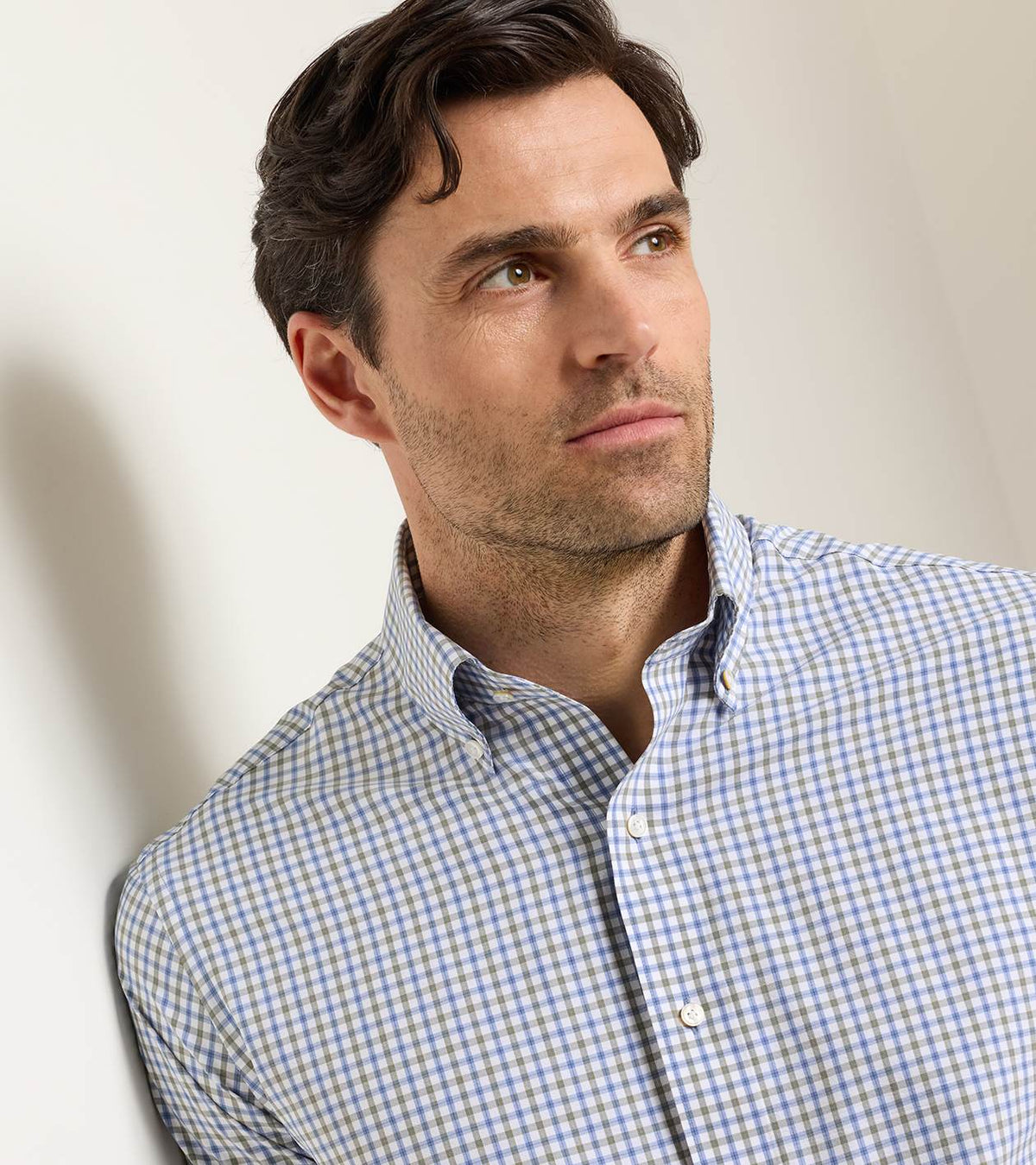 CLARENCE PERFORMANCE POPLIN SHIRT - WINDY BLUE