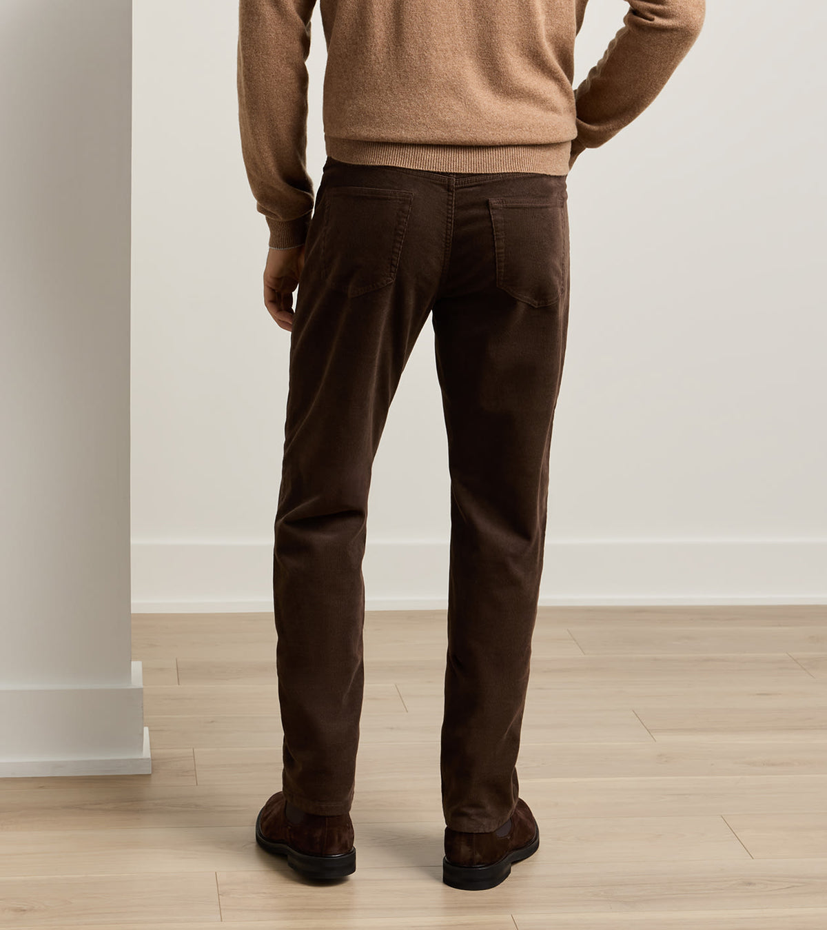CLASSIC COMFORT CORDUROY FIVE POCKET PANT - FRENCH PRESS