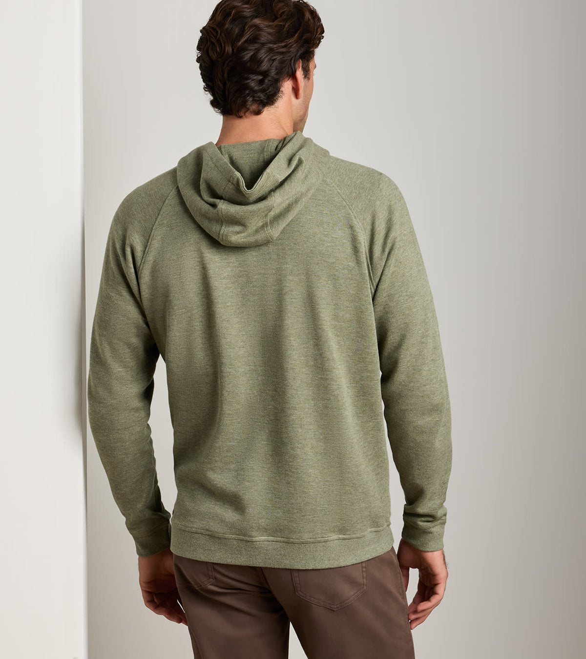 CROWN COMFORT KNIT HOODIE - FATIGUE