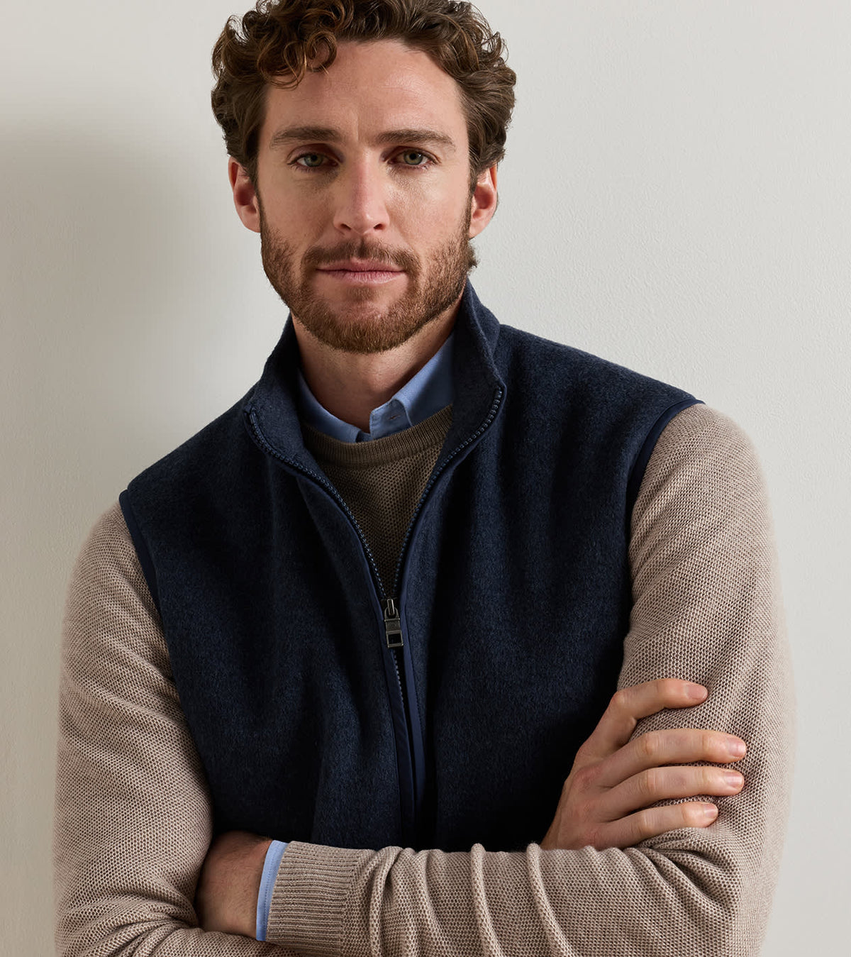 CROWN FLEX MERINO VEST - ATLANTIC BLUE