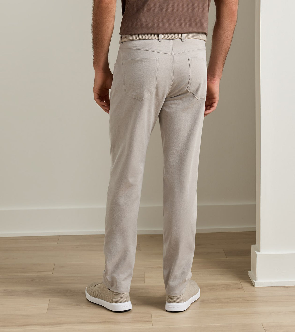 EB66 MELANGE PERFORMANCE FIVE POCKET PANT - SAND
