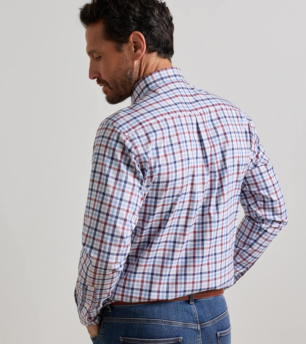 ELLIOT CROWN LITE COTTON STRETCH SHIRT  - LAKESIDE