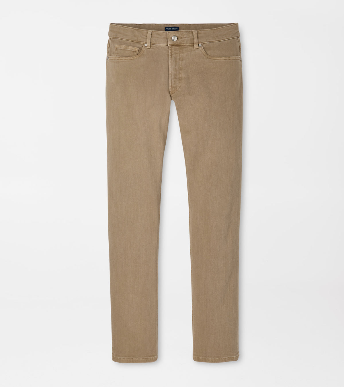 FAIRFIELD GARMENT DYED DENIM TROUSER - KHAKI