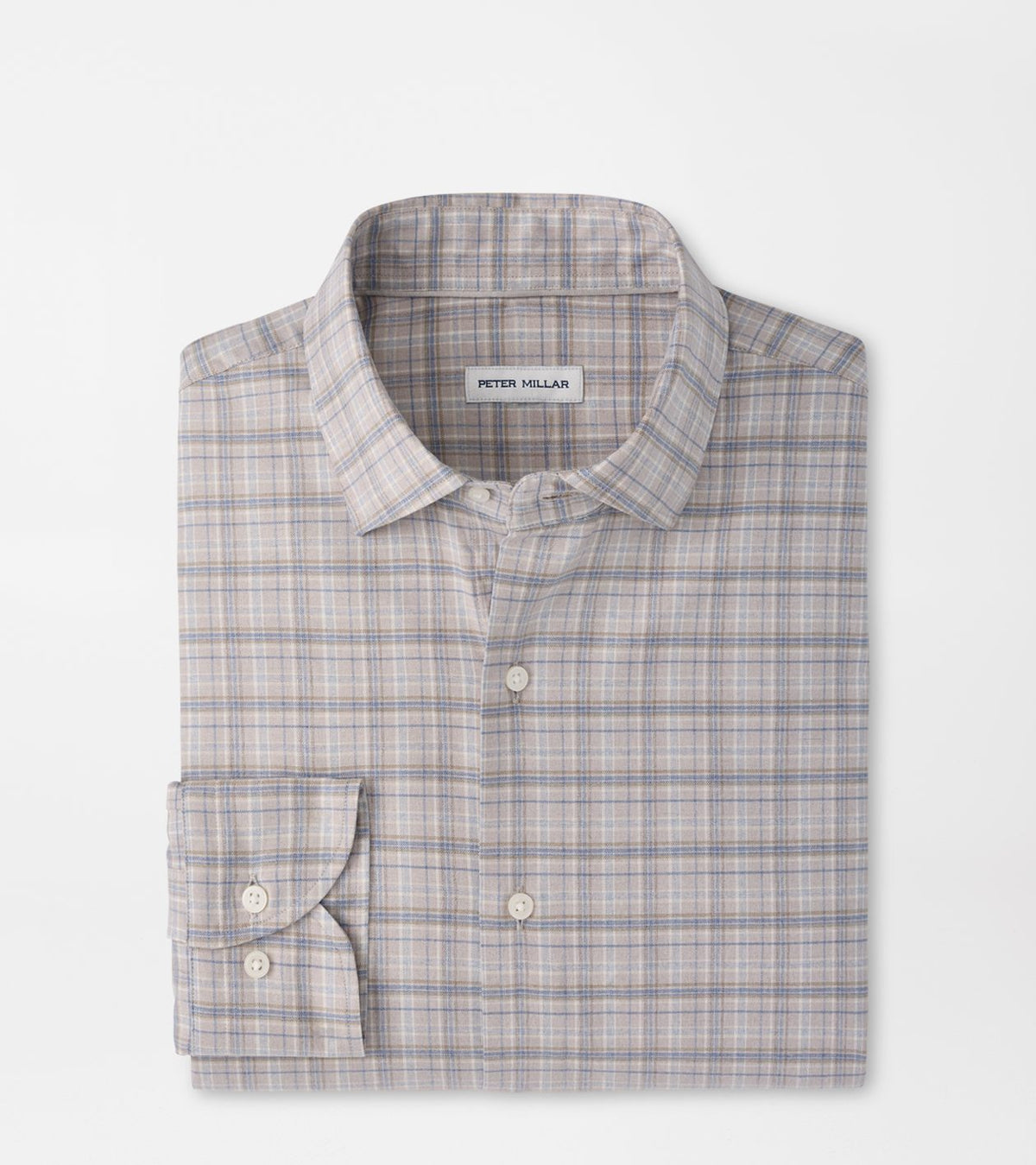 GRIFFIN CROWN SOFT TWILL SHIRT - BATTLESHIP GREY