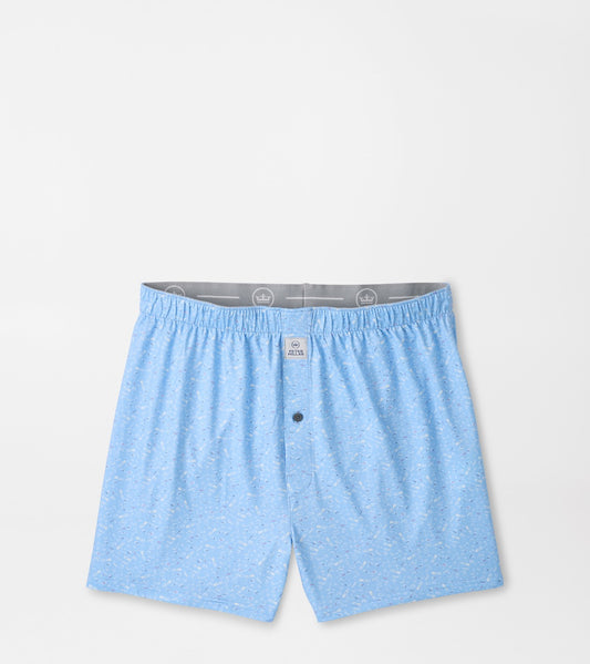 TRACK RECORD PERFORMANCE BOXER SHORT - COTTAGE BLUE