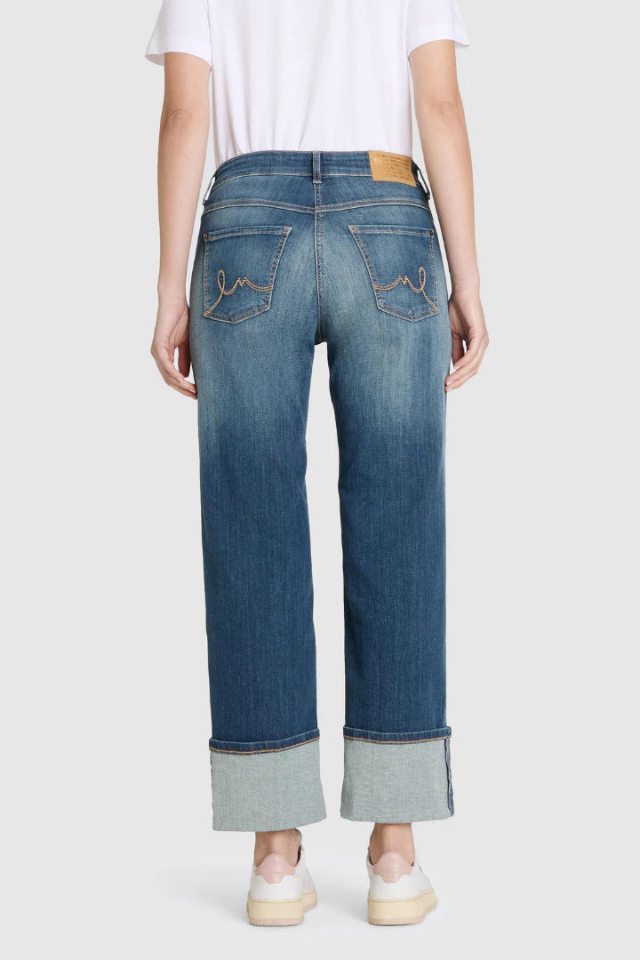 LAURA STRAIGHT TURN UP JEANS - FANCY NONREPAIR