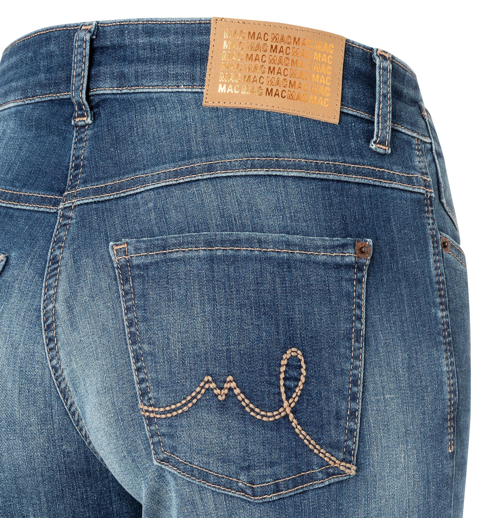 LAURA STRAIGHT TURN UP JEANS - FANCY NONREPAIR