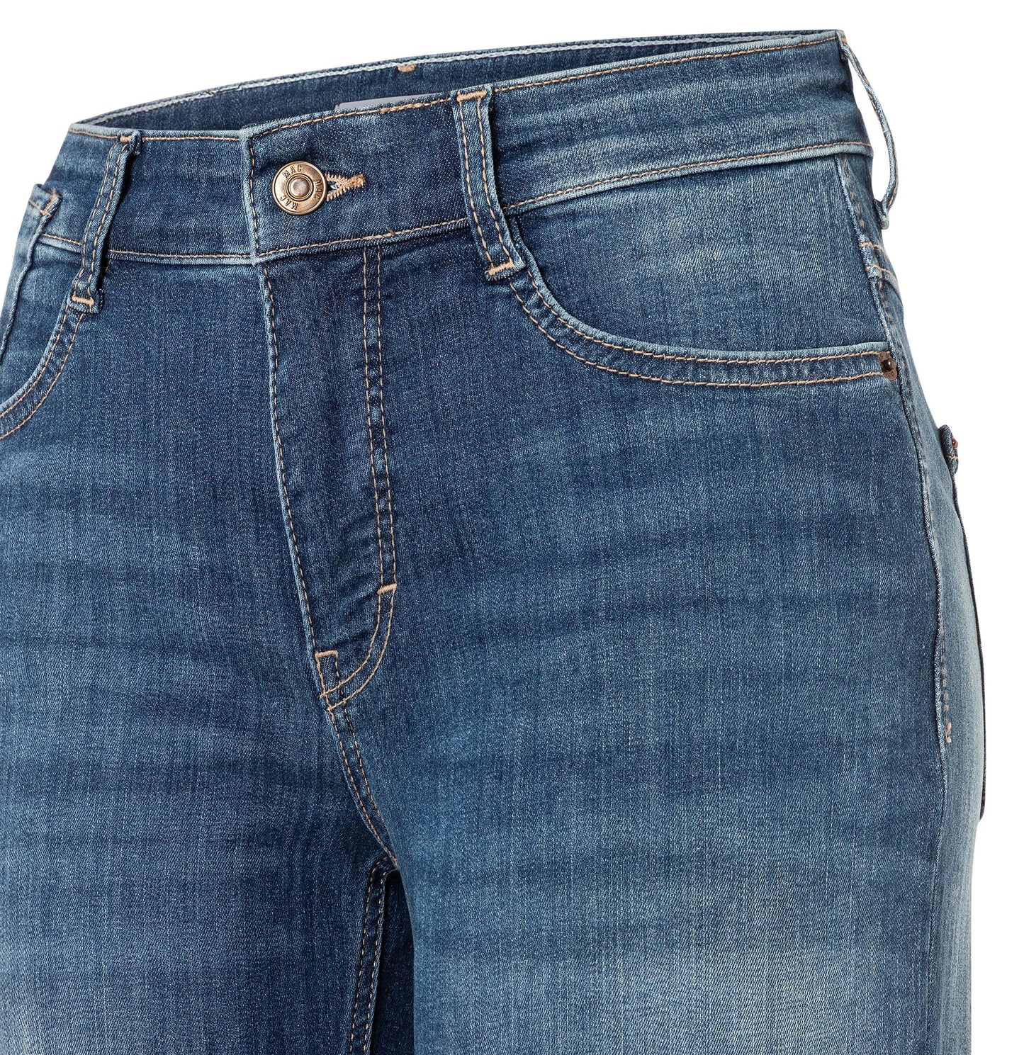 LAURA STRAIGHT TURN UP JEANS - FANCY NONREPAIR