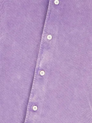 LILAC MARBLED MICRO CORD SHIRT