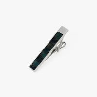 SUCCESSION FEATHER TIE CLIP - NAVY LADY
