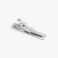 SUCCESSION FEATHER TIE CLIP - NAVY LADY