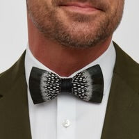 ST. PIERRE FEATHER BOW TIE