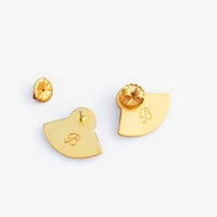 GAILEY FEATHER STUD EARRINGS
