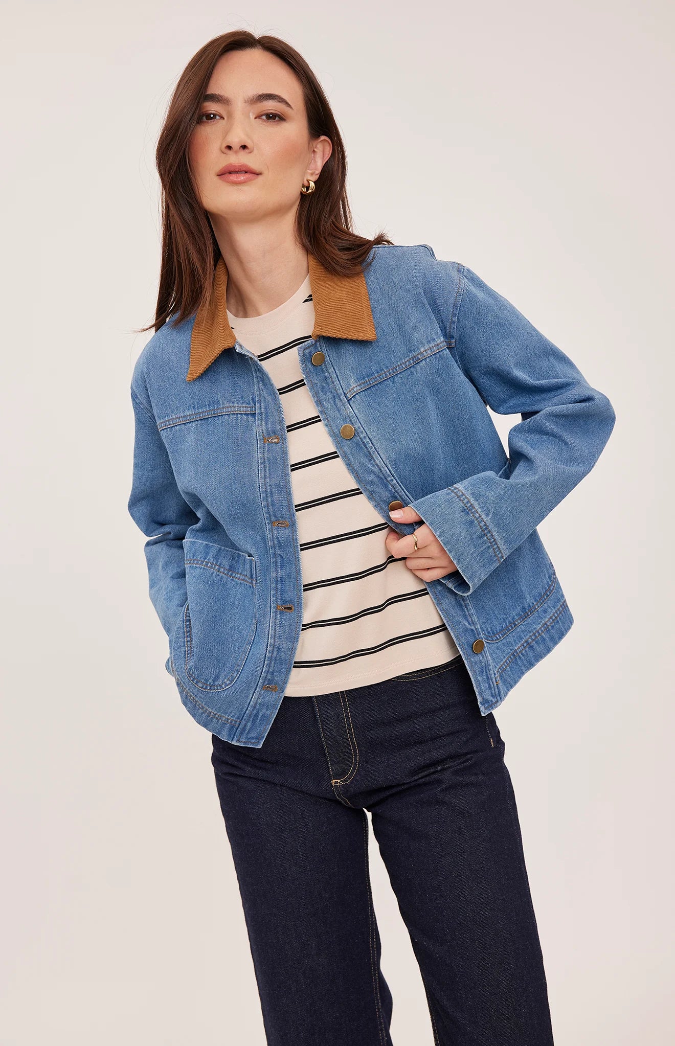 CONNOR DENIM JACKET - LIGHT WASH
