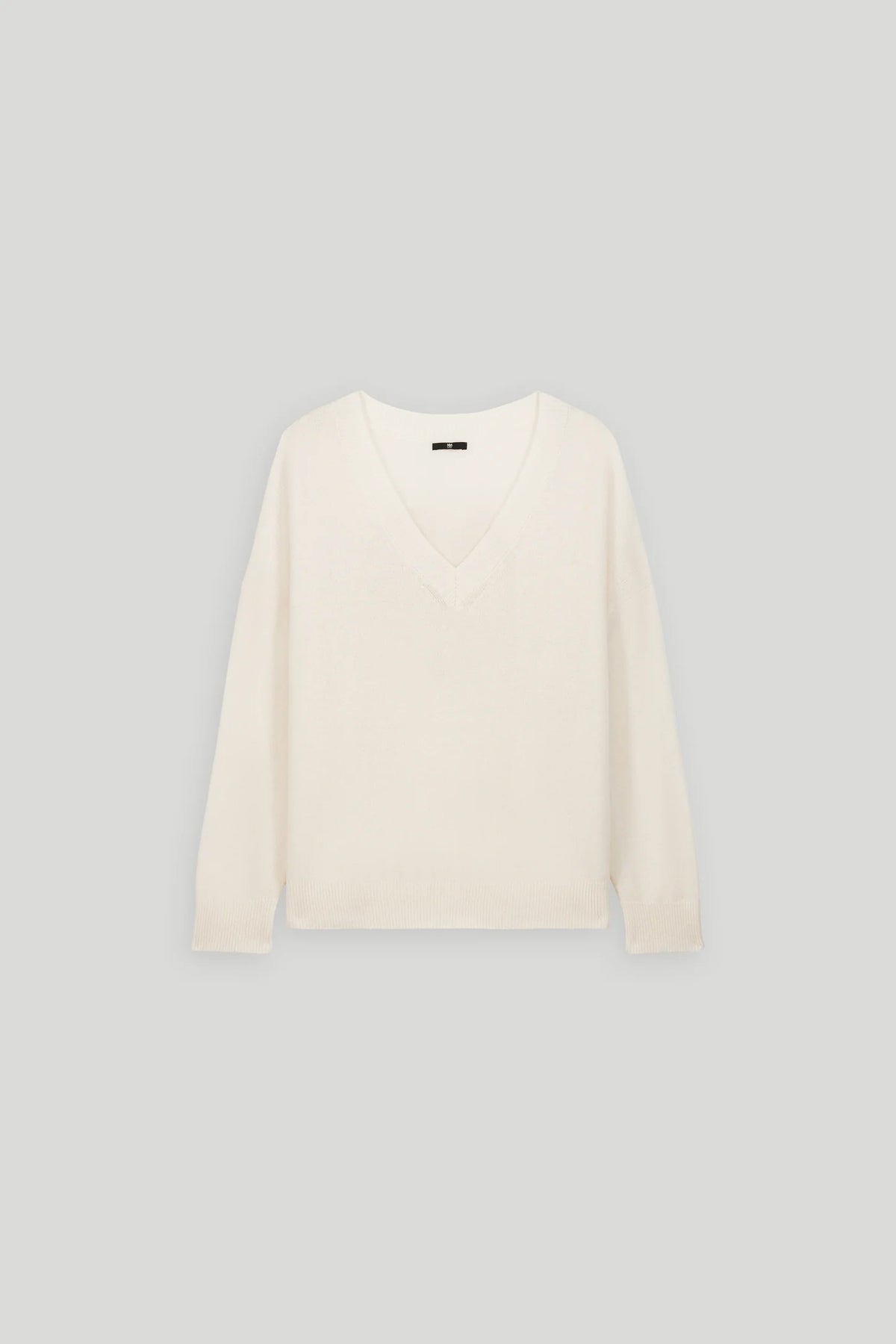 PIXIE PEACE MOTIF CASHMERE SWEATER - WHITE