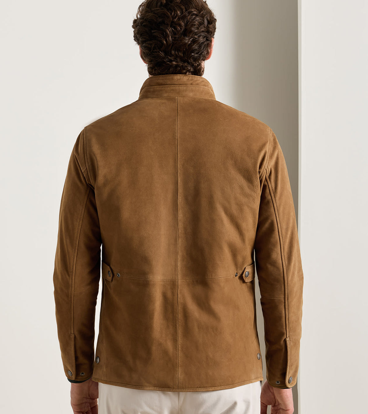 NORWALK NUBUCK COAT - DARK AMBER