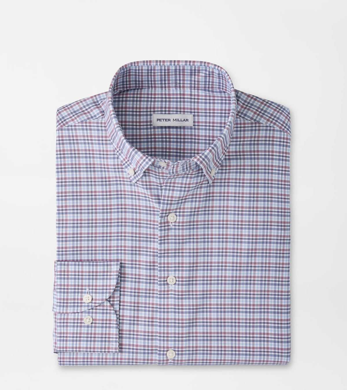 WAYNE PERFORMANCE TWILL SHIRT - BLUE FREESIA