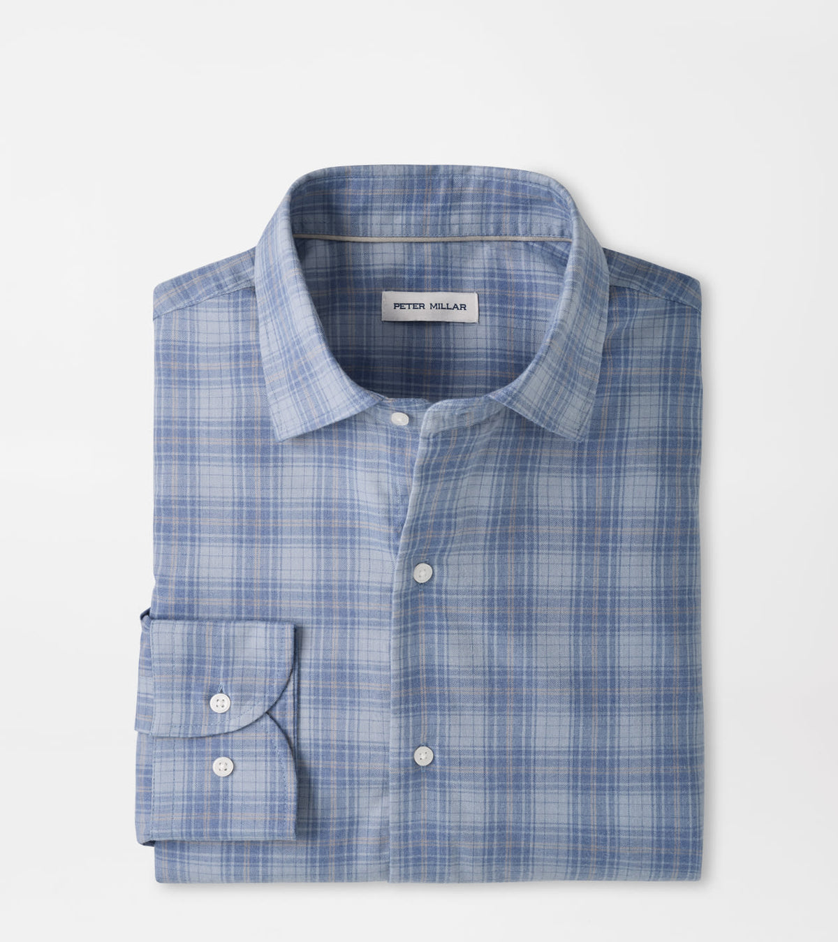 DEAN PERFORMANCE FLANNEL SHIRT - GRAVEL BLUE