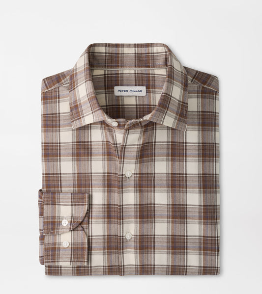 CANNON PERFORMANCE FLANNEL SHIRT - WINTER IVORY
