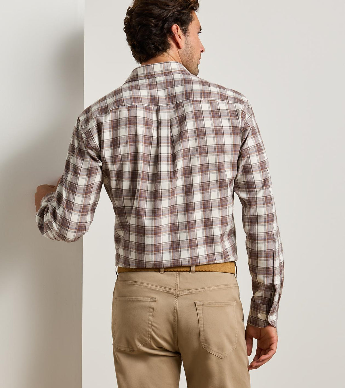 CANNON PERFORMANCE FLANNEL SHIRT - WINTER IVORY