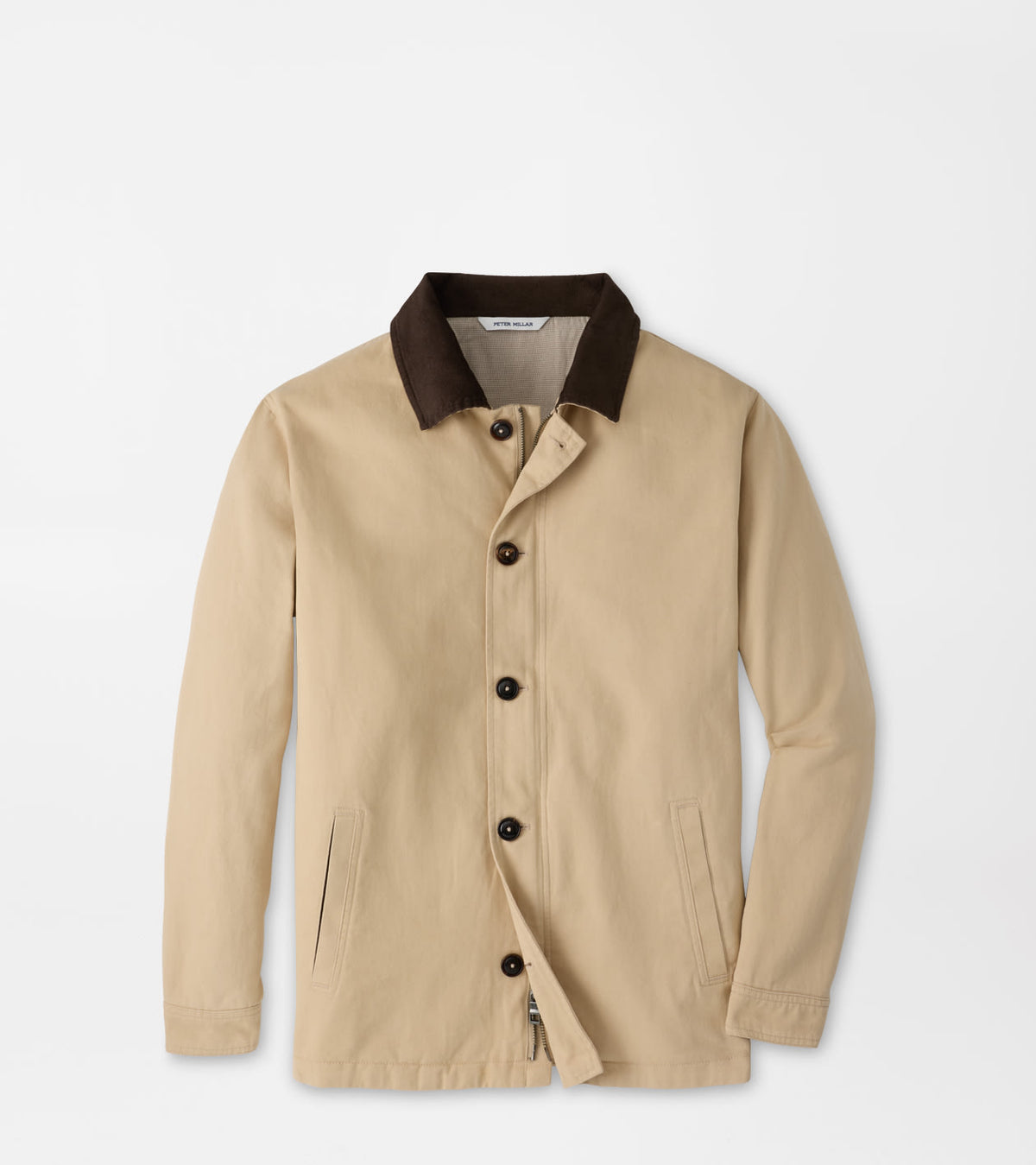 CHATHAM COTTON CASHMERE COAT - SAND