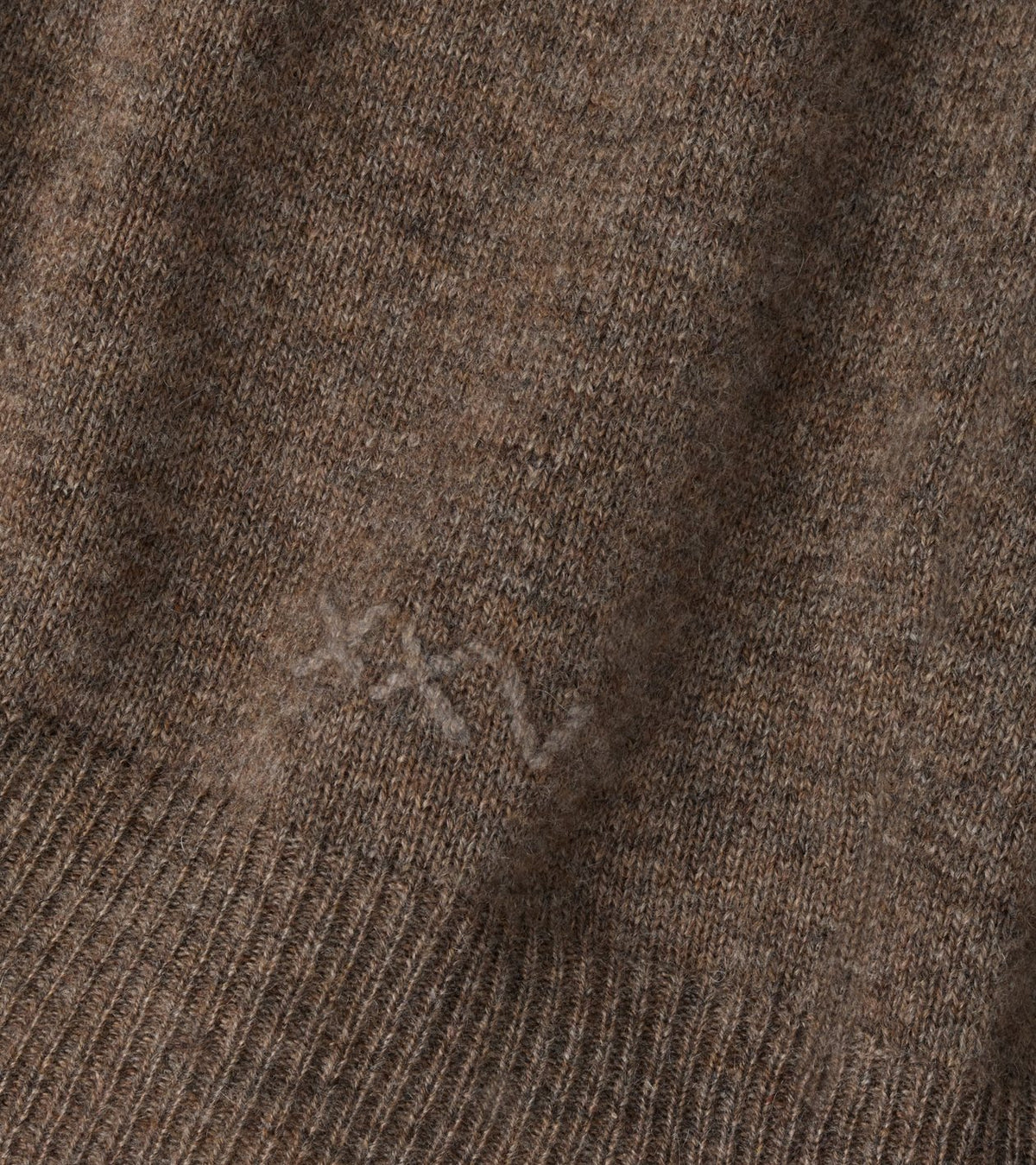 CROWN ANNIVERSARY CASHMERE 1/4 ZIP SWEATER - SAWGRASS