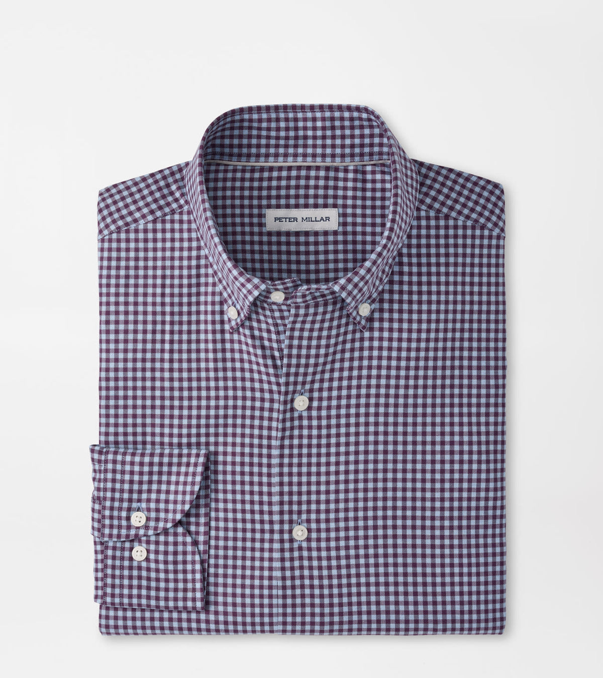 LIAM CROWN SOFT TWILL SHIRT - GRAPESEED
