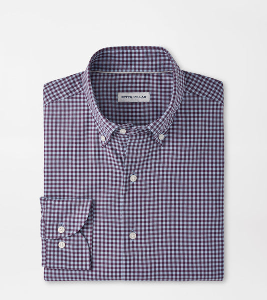 LIAM CROWN SOFT TWILL SHIRT - GRAPESEED