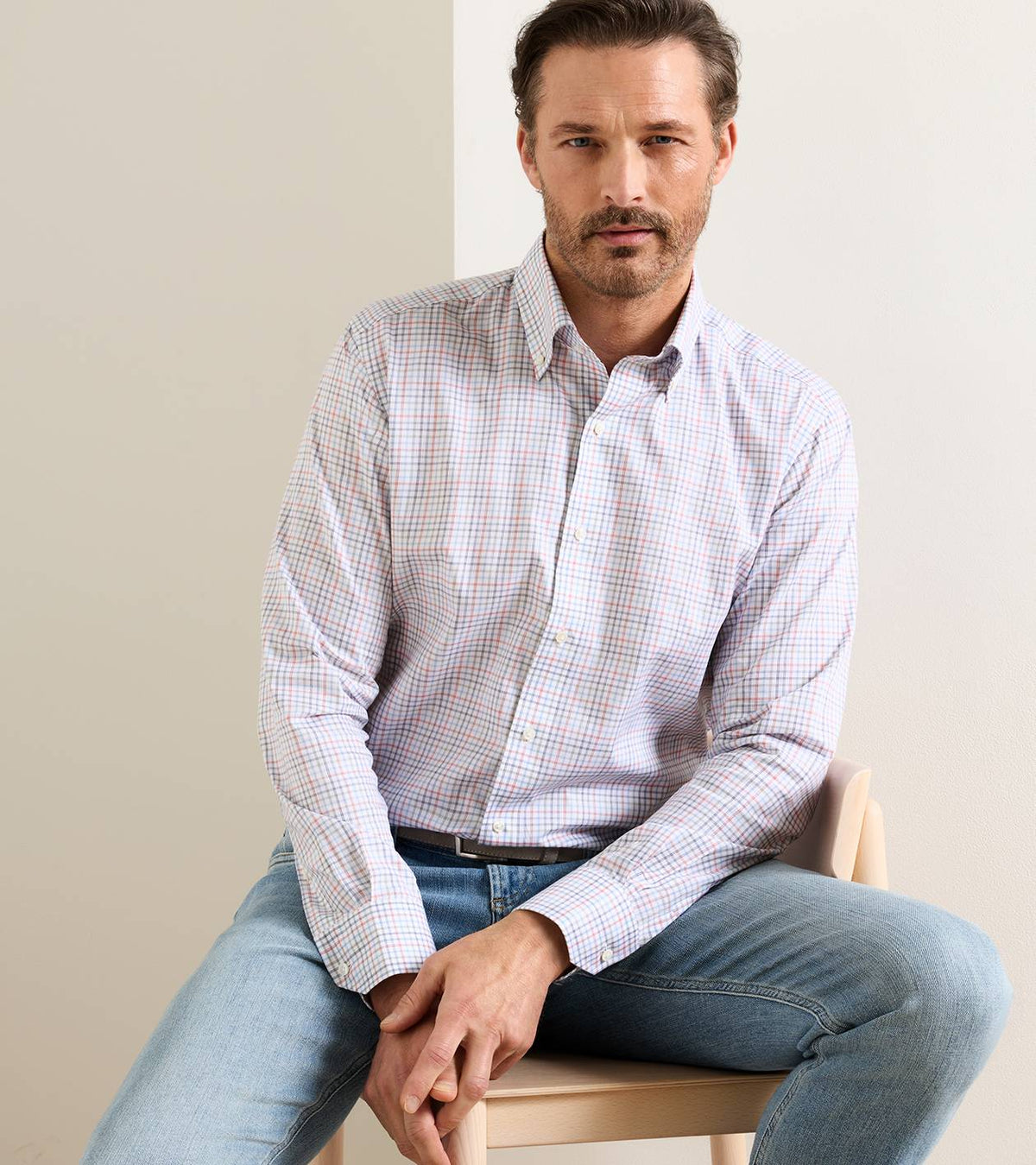 OTIS COTTON SHIRT - CADET