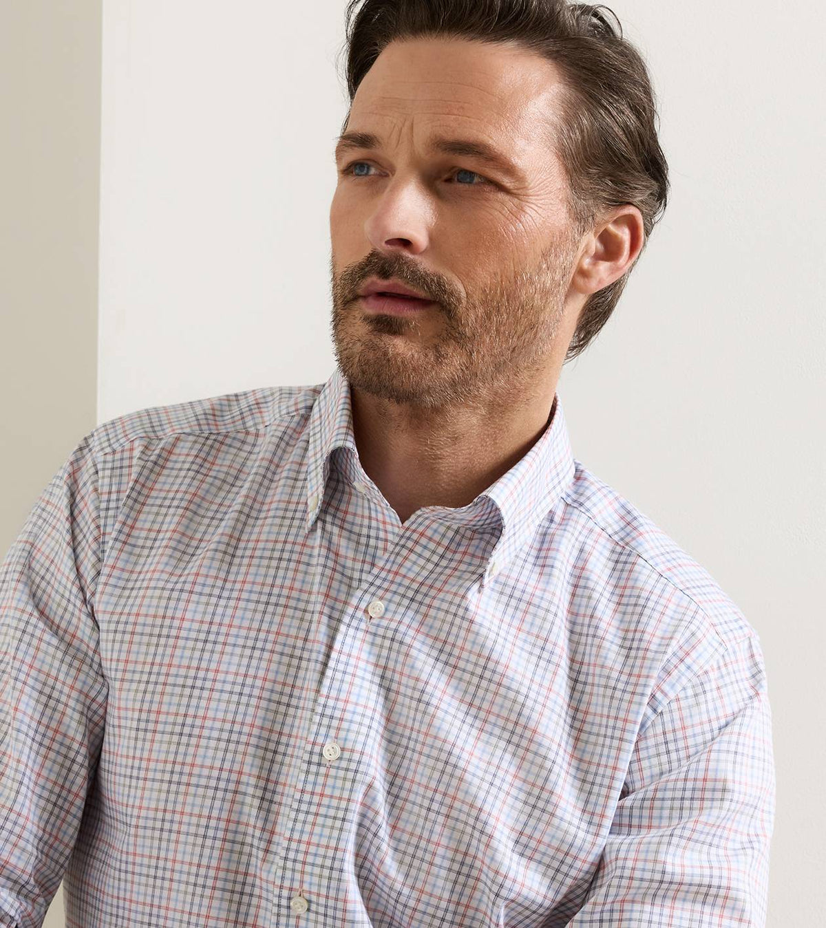 OTIS COTTON SHIRT - CADET